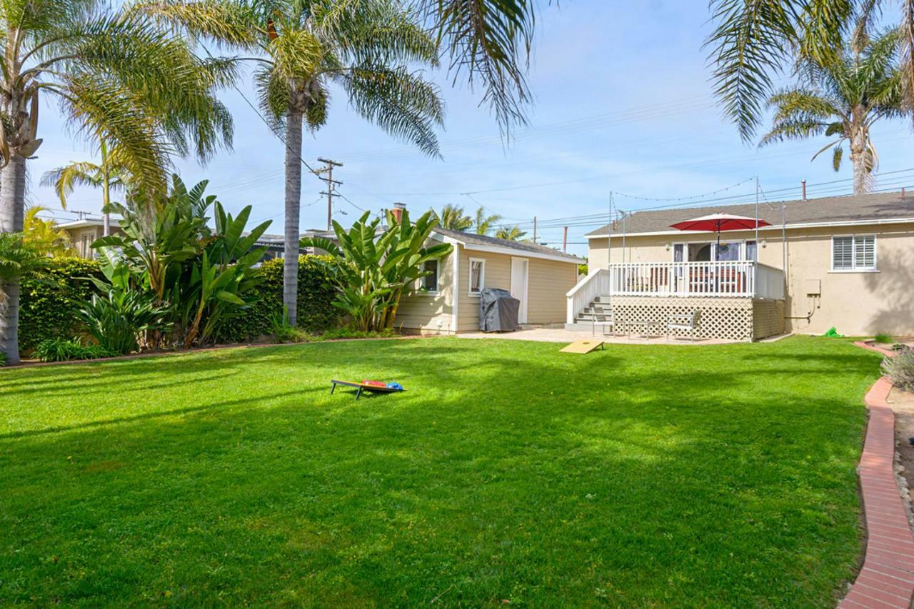 Ultimate Beach Bungalow - 1 Block From Beach - Huge Backyard Carlsbad Exterior photo